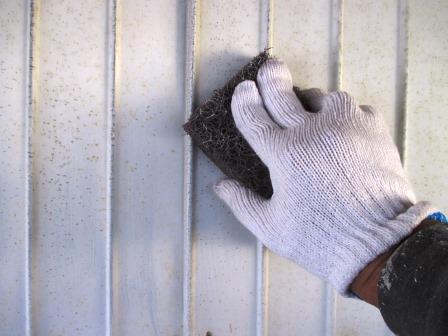 可児市　落ち着きある　和風住宅　外壁塗装　施工例　けれん作業　イメージ